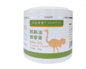 High quality Emu oil massage cream for soothes joints
